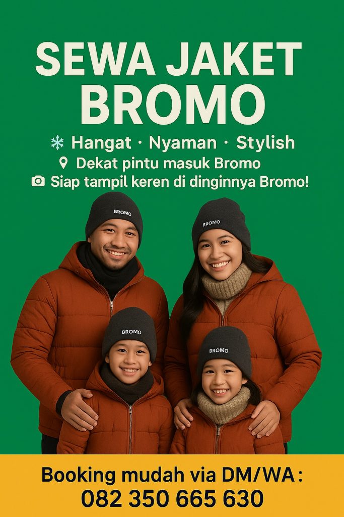Jaket Bromo Keluarga Ceria 1