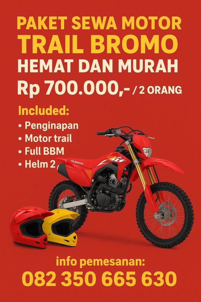 Sewa motor trail 700
